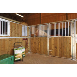 Façade ouvrante barreaudée 3 m avec porte battante barreaudée : p12...