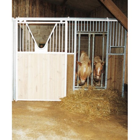 Façade de box libre-service 3 m (sans porte)