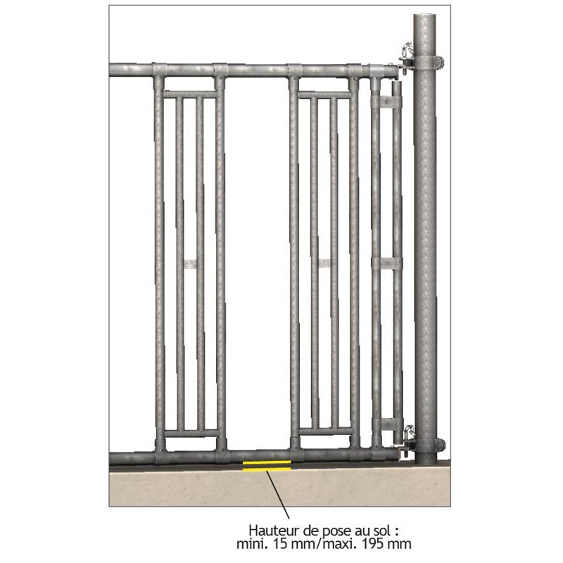 Kit passage de tête à encolure réglable pour panneau libre-service ...