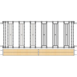 Séparation affouragement pour extension abri SP - Prof. Int. 4 m : ...