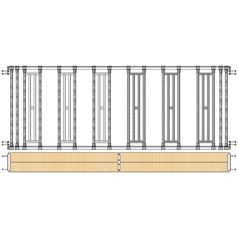 Séparation affouragement pour extension abri SP - Prof. Int. 4 m : ...