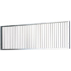 Grille de séparation de box 4 m pour soubassement à maçonner