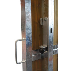 Séparation de box coulissante plein bois 3 m : p1251101