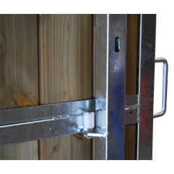 Séparation de box coulissante plein bois 3 m : p1251101