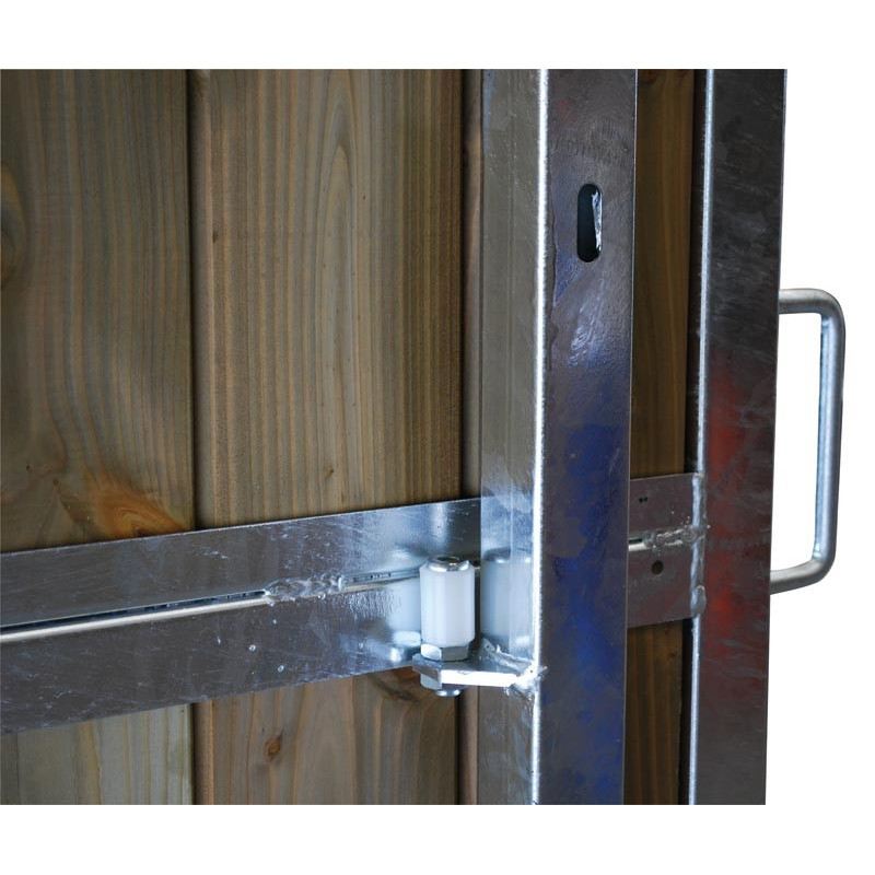 Séparation de box coulissante plein bois 3 m : p1251101