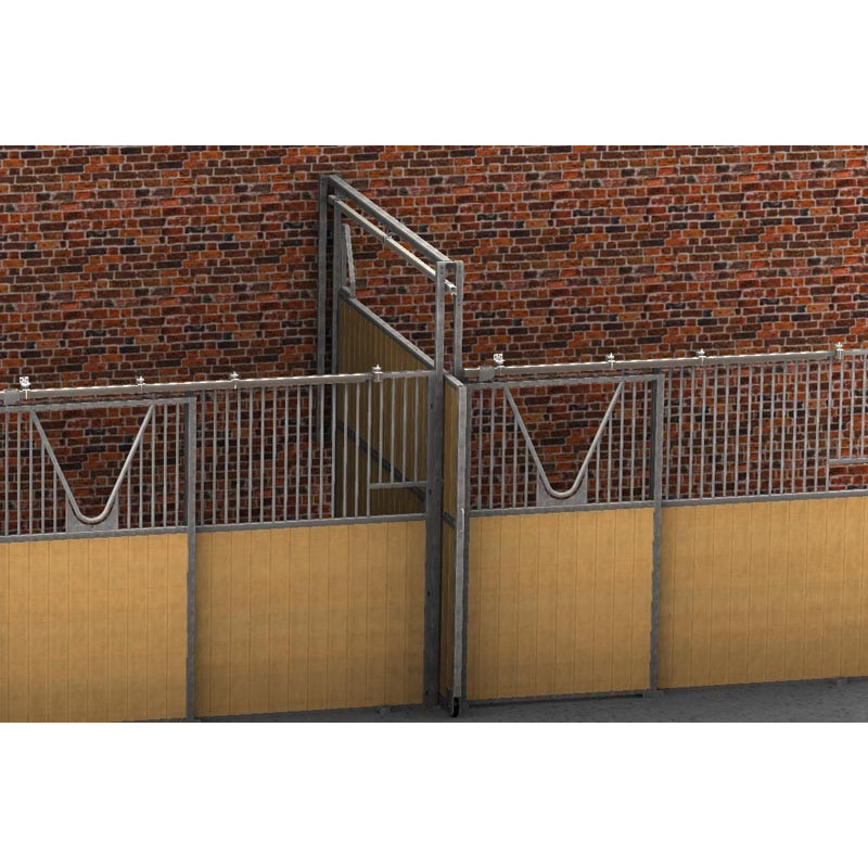 Séparation de box coulissante plein bois 3 m : p1251101