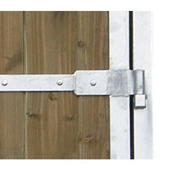 Porte de box un battant à col de cygne - Tirant droit : p1230702