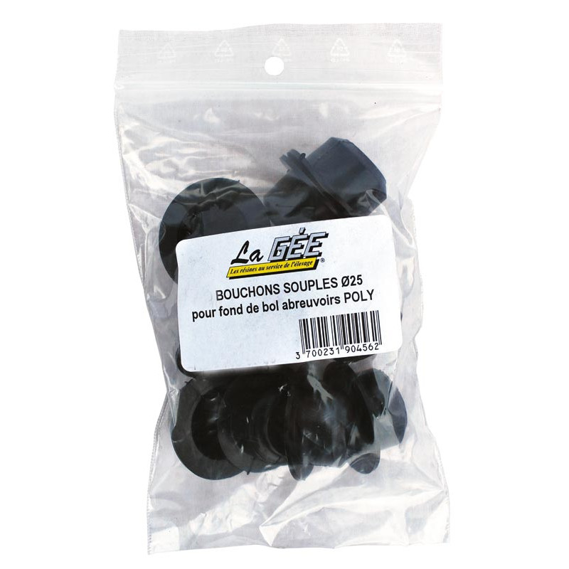 Bouchons pour fond de bol d'abreuvoir Polyspring/Polypump/PE10/PE11...