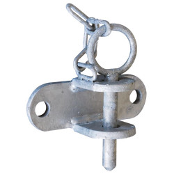 Chape d'attelage arrière pour chariot de transport 4 roues : p1212305