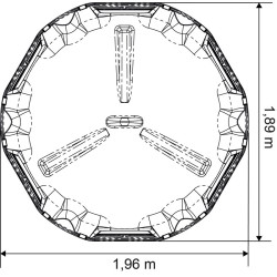 Râtelier de prairie RPE Médium sans fond : p1213736