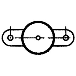 Poteau 2 directions pour barrière : p1213782