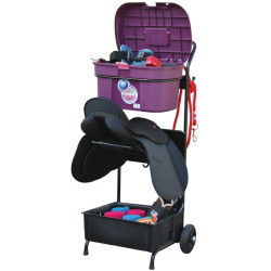 Servante porte-selle avec malle de pansage Box Colors : p1215918