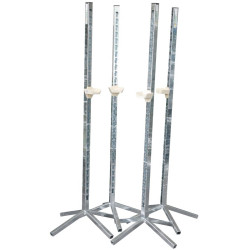 Pack de 4 chandeliers métalliques simples : p1216302