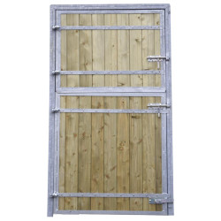 Porte de box complète modèle STANDARD - Tirant gauche : p1230304