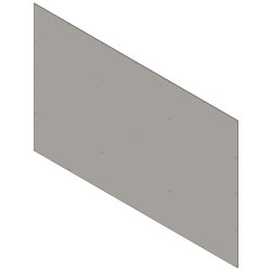 Doublage intérieur de façade de box Long. 3,5 m : p1236102