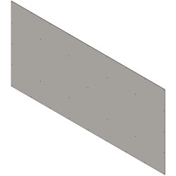 Doublage intérieur de façade de box Long. 4 m : p1236103