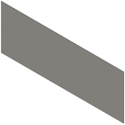 Doublage pour séparation de box Long. 3,5 m - partie basse : p1236105