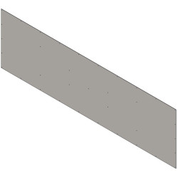 Doublage pour séparation de box Long. 3 m - partie haute  : p1236107