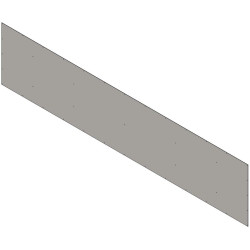 Doublage pour séparation de box Long. 4 m - partie haute  : p1236109