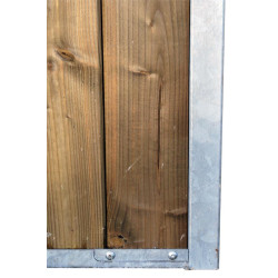 Façade ouvrante barreaudée 3 m avec porte battante barreaudée : p12...