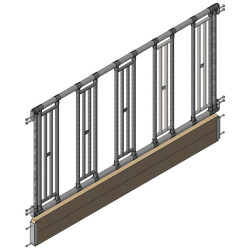 Séparation affouragement pour extension abri SP - Prof. Int. 3 m : ...