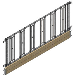 Séparation affouragement pour extension abri SP - Prof. Int. 4 m : ...