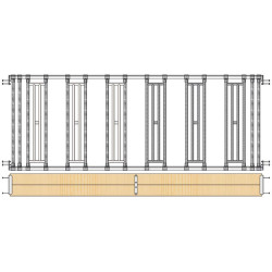 Séparation affouragement pour extension abri SP - Prof. Int. 4 m : ...