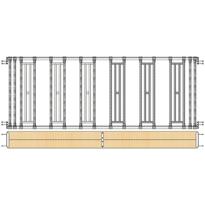 Séparation affouragement pour extension abri SP - Prof. Int. 4 m : ...