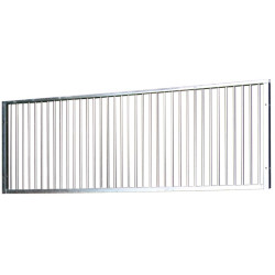 Grille de séparation de box 4 m pour soubassement à maçonner : p125...