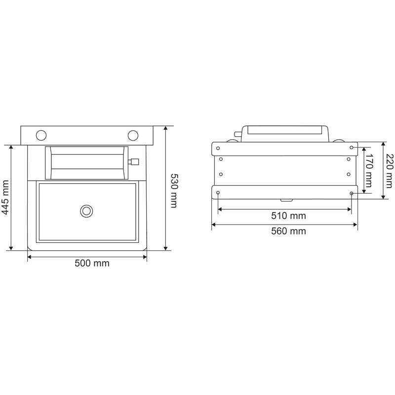 Abreuvoir Polybac 25 M simple avec rebord intérieur et support de f...