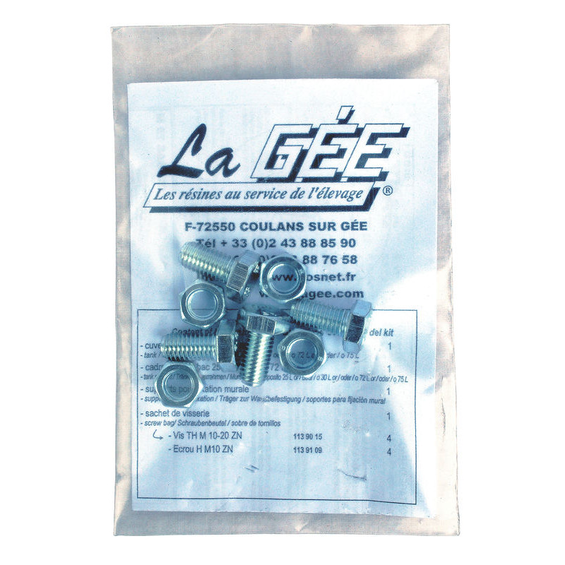 Support de fixation pour POLYBAC 30 M rebord intérieur : p1130730
