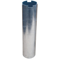 Fourreau acier galvanisé pour poteau rond : p1213784