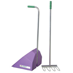 Pelle et râteau à crottins FUNNY WORKS : p1211631