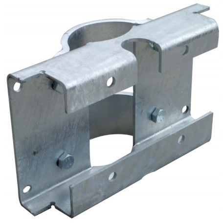 Platine avec 1/2 bride de fixation abreuvoir Autodrink sur poteau