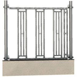 Kit passage de tête à encolure réglable pour panneau libre-service ...