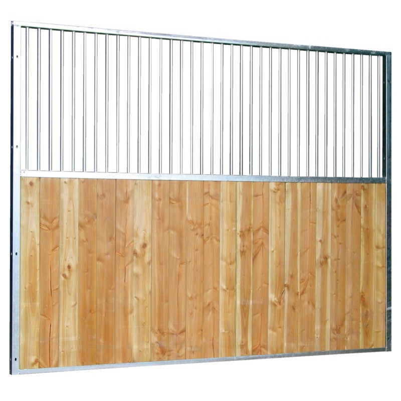 Séparation de box fixe barreaudée/bois 0,5 m : p1250101