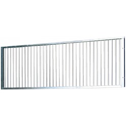 Grille de séparation de box 3 m pour soubassement à maçonner