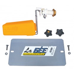 Robinet flotteur avec plaque de protection pour SUPERBAC rebord intérieur
