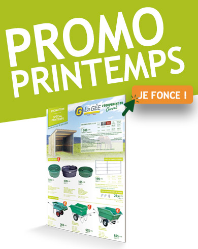 Profitez de la PROMOTION « Spécial Printemps 2024 » chez La Gée l’équipement du cheval.