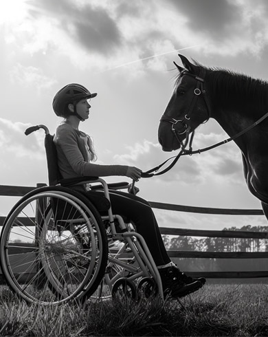 Cheval et handicap : trouver le matériel adapté